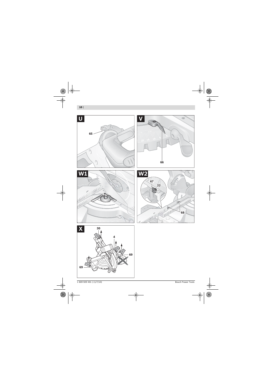 W2 x | Bosch GCM 12 SD Professional User Manual | Page 10 / 620