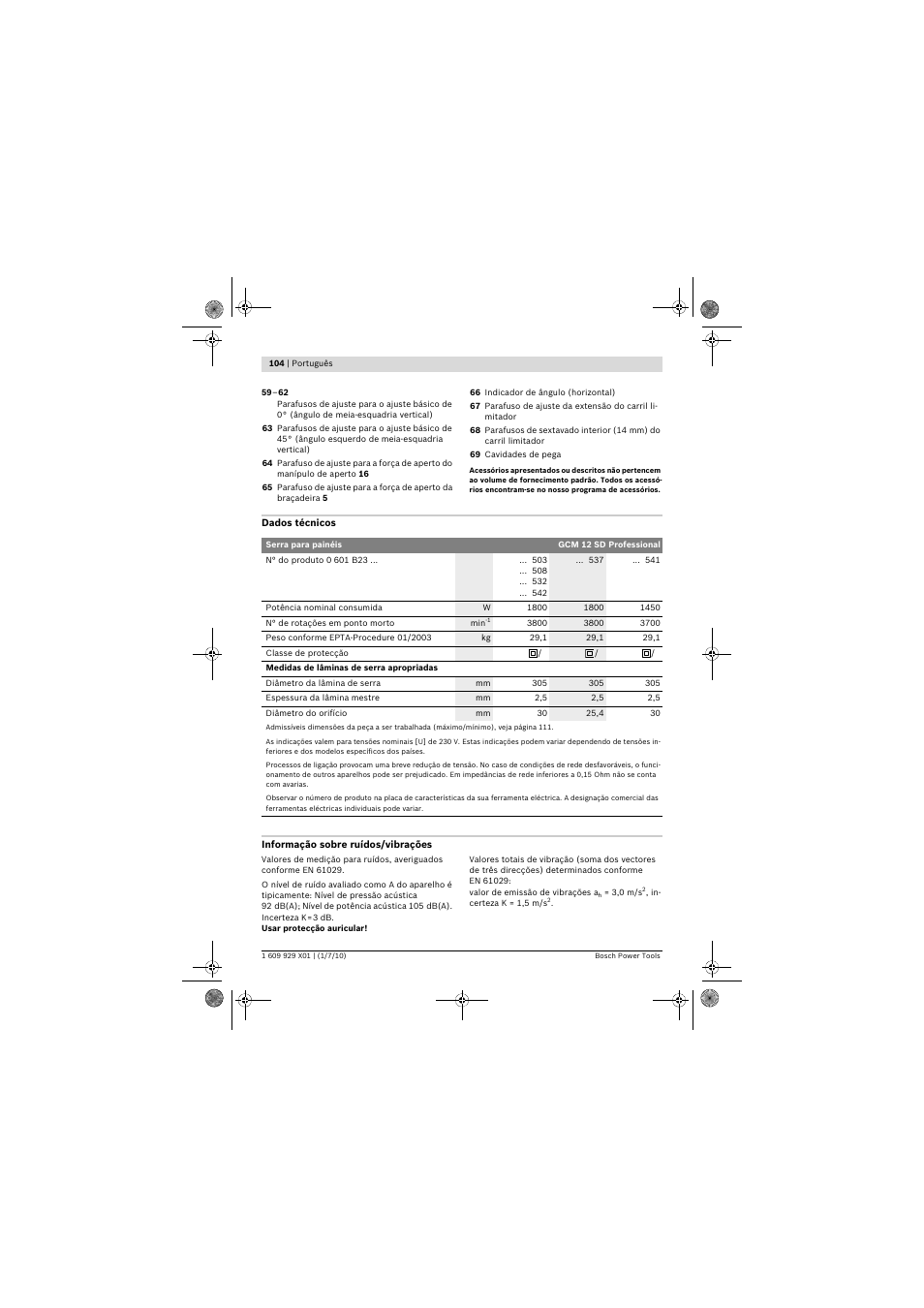 Bosch GCM 12 SD Professional User Manual | Page 104 / 620