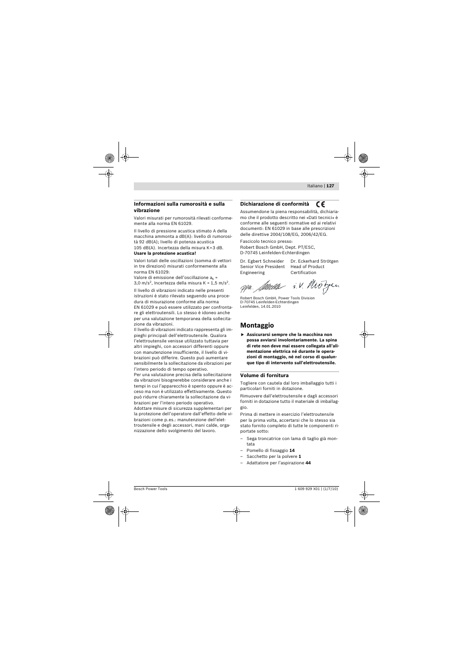 Montaggio | Bosch GCM 12 SD Professional User Manual | Page 127 / 620