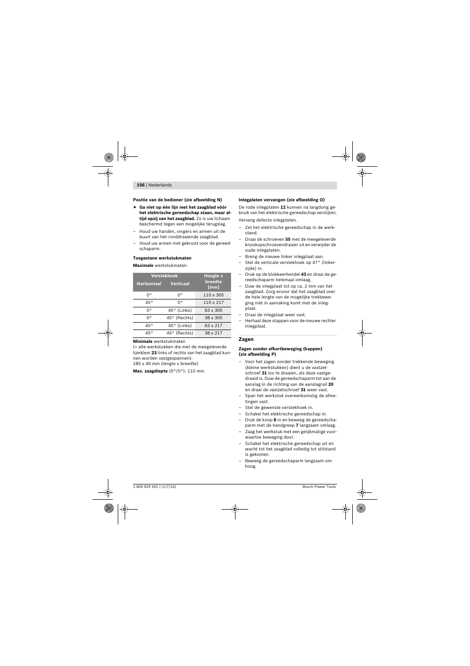 Bosch GCM 12 SD Professional User Manual | Page 156 / 620