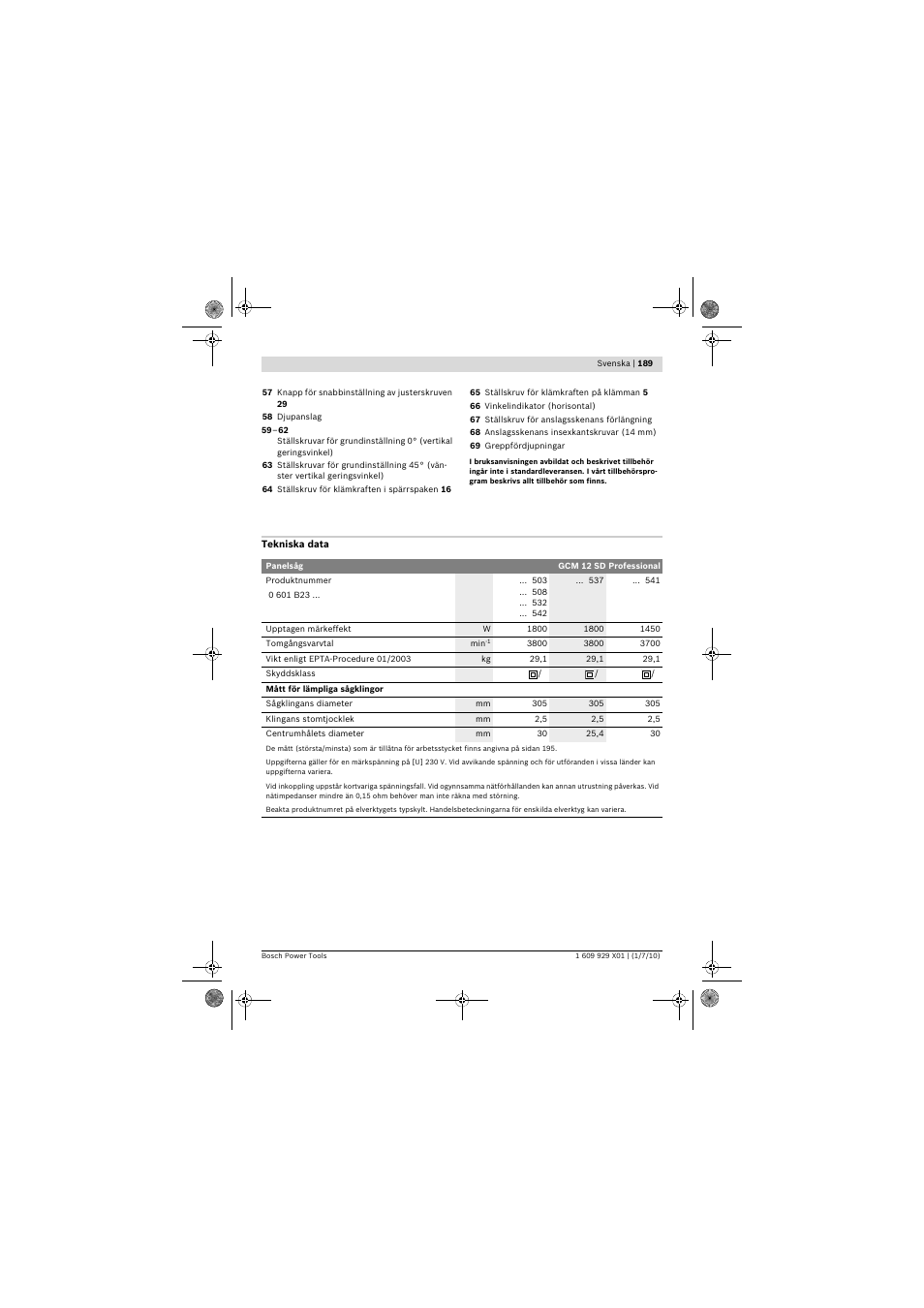 Bosch GCM 12 SD Professional User Manual | Page 189 / 620