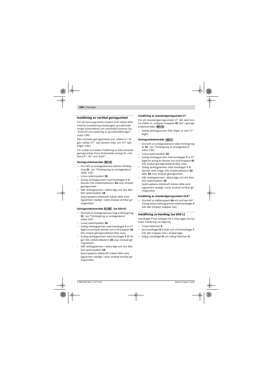 Bosch GCM 12 SD Professional User Manual | Page 194 / 620