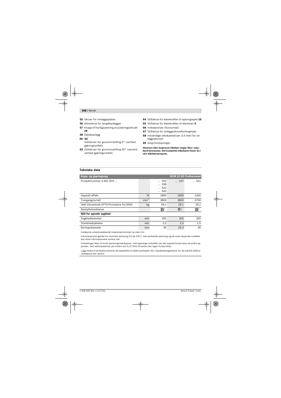 Bosch GCM 12 SD Professional User Manual | Page 208 / 620