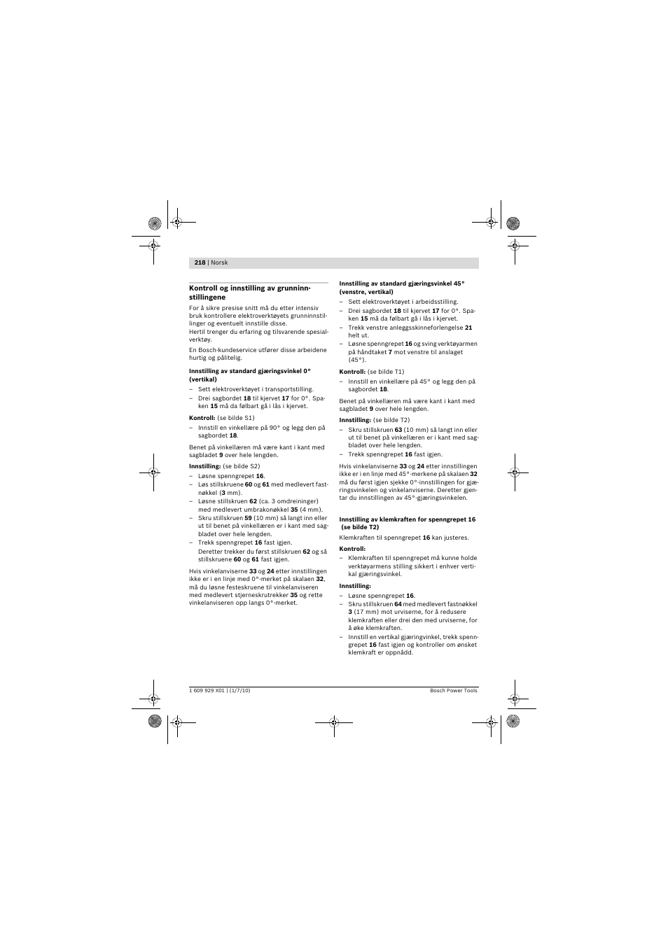 Bosch GCM 12 SD Professional User Manual | Page 218 / 620