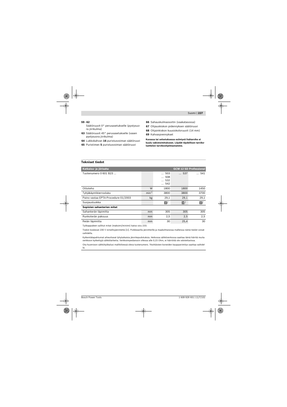 Bosch GCM 12 SD Professional User Manual | Page 227 / 620