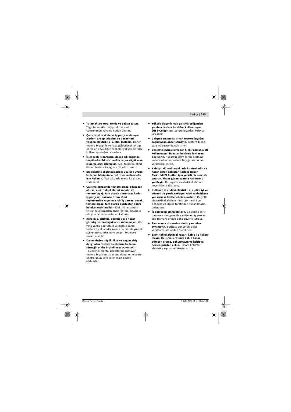 Bosch GCM 12 SD Professional User Manual | Page 265 / 620