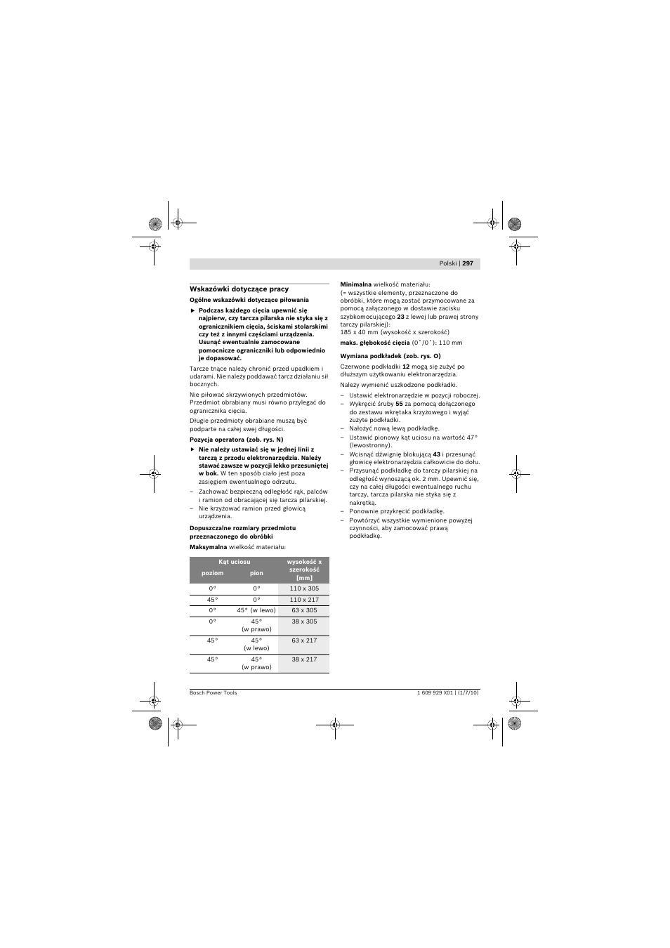 Bosch GCM 12 SD Professional User Manual | Page 297 / 620