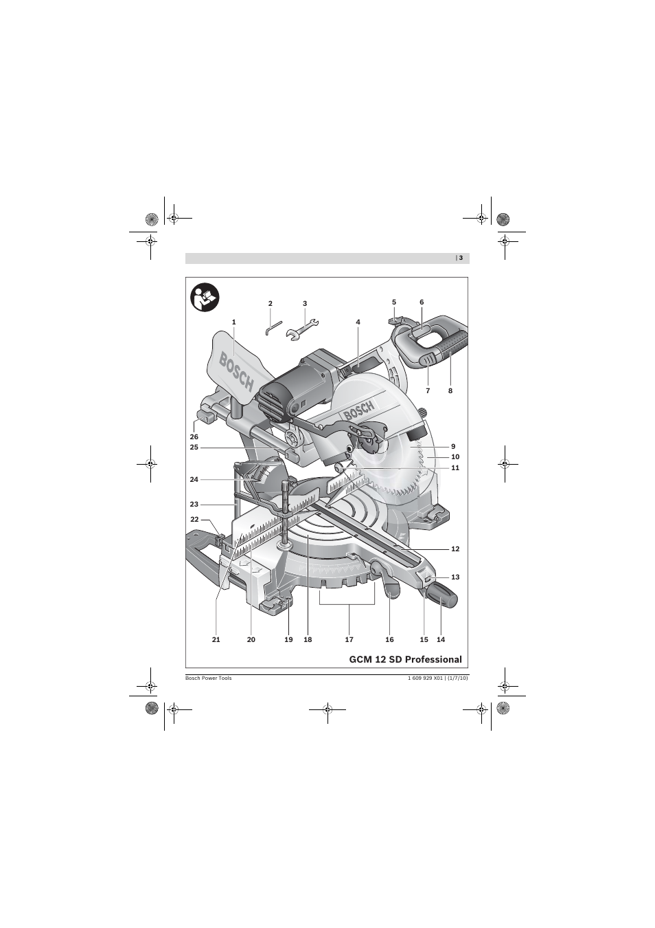 Gcm 12 sd professional | Bosch GCM 12 SD Professional User Manual | Page 3 / 620