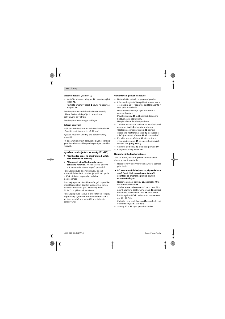 Bosch GCM 12 SD Professional User Manual | Page 314 / 620