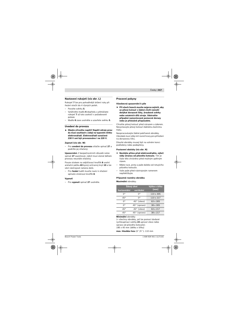 Bosch GCM 12 SD Professional User Manual | Page 317 / 620