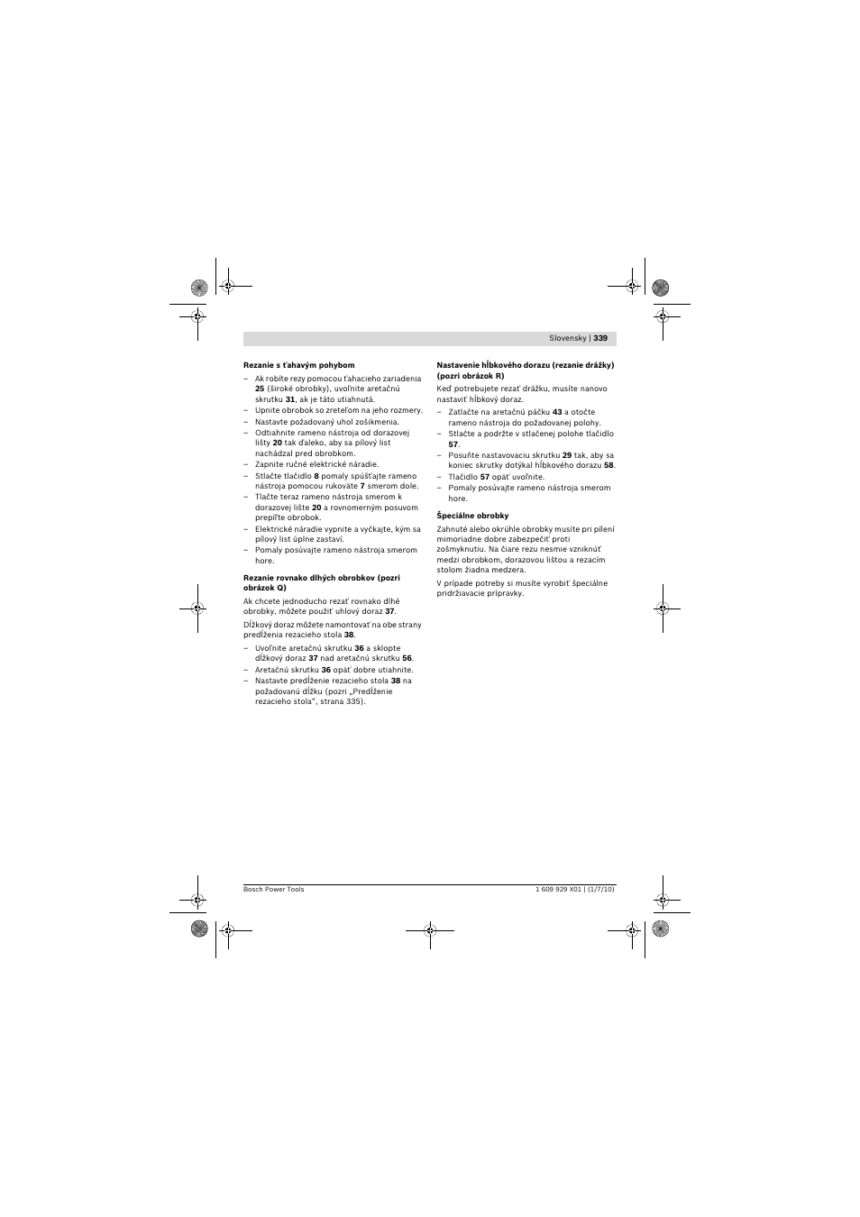 Bosch GCM 12 SD Professional User Manual | Page 339 / 620