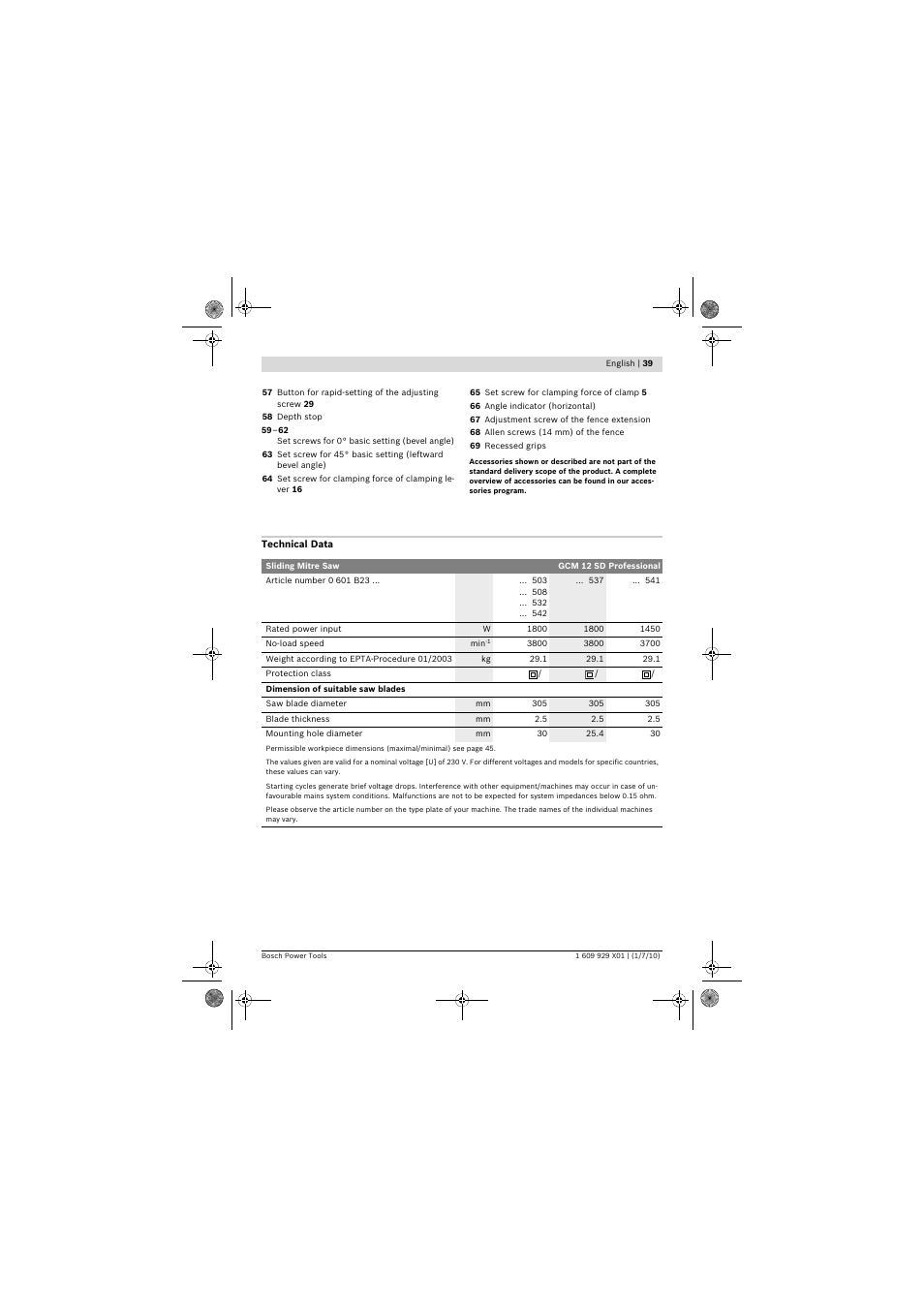 Bosch GCM 12 SD Professional User Manual | Page 39 / 620