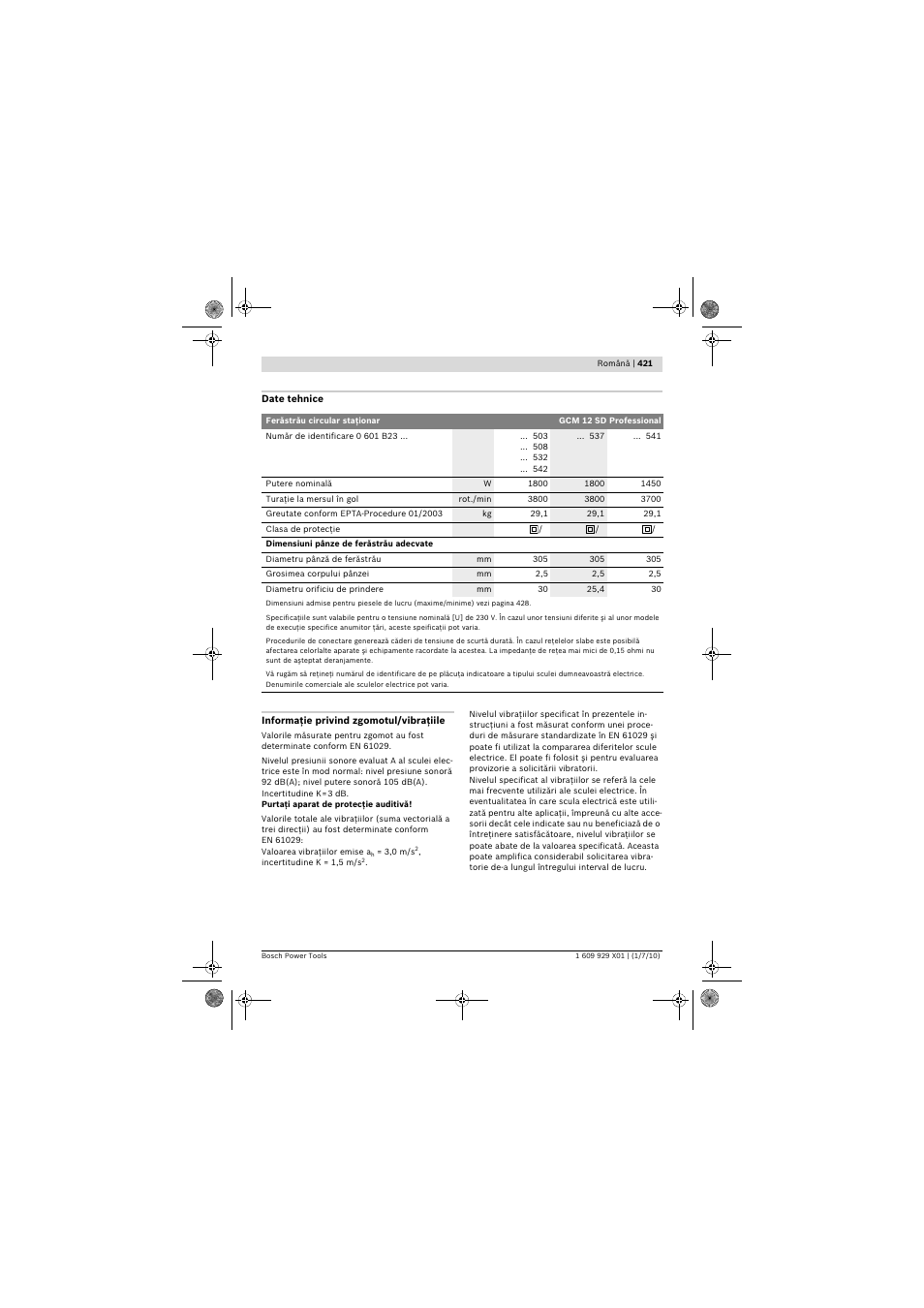 Bosch GCM 12 SD Professional User Manual | Page 421 / 620