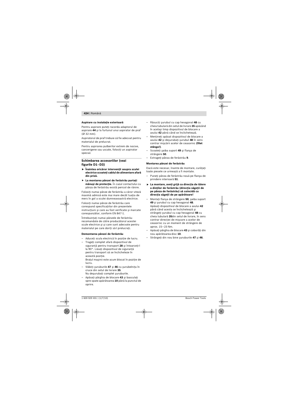 Bosch GCM 12 SD Professional User Manual | Page 424 / 620