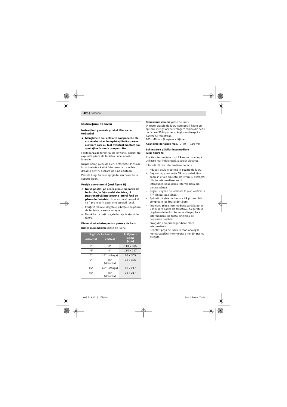 Bosch GCM 12 SD Professional User Manual | Page 428 / 620