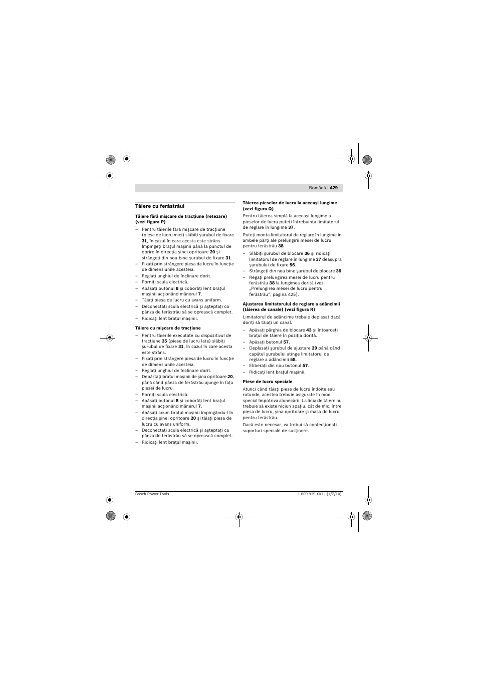 Bosch GCM 12 SD Professional User Manual | Page 429 / 620