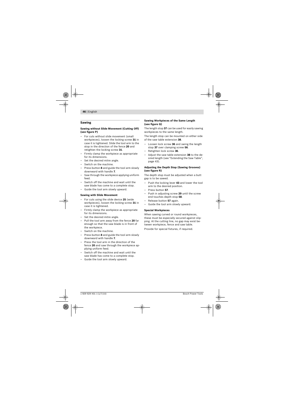 Bosch GCM 12 SD Professional User Manual | Page 46 / 620