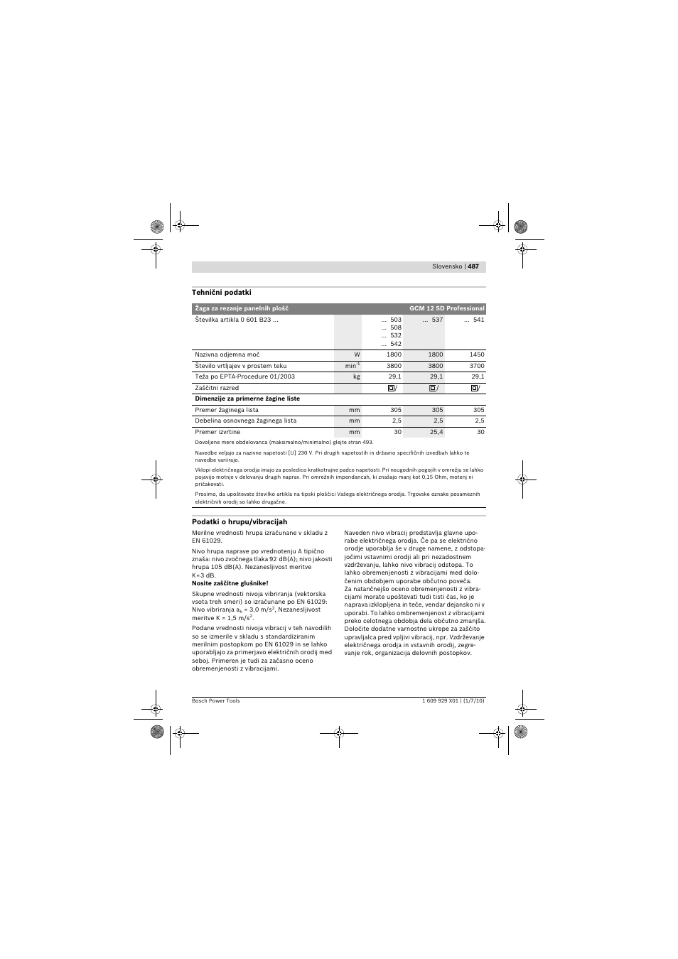 Bosch GCM 12 SD Professional User Manual | Page 487 / 620