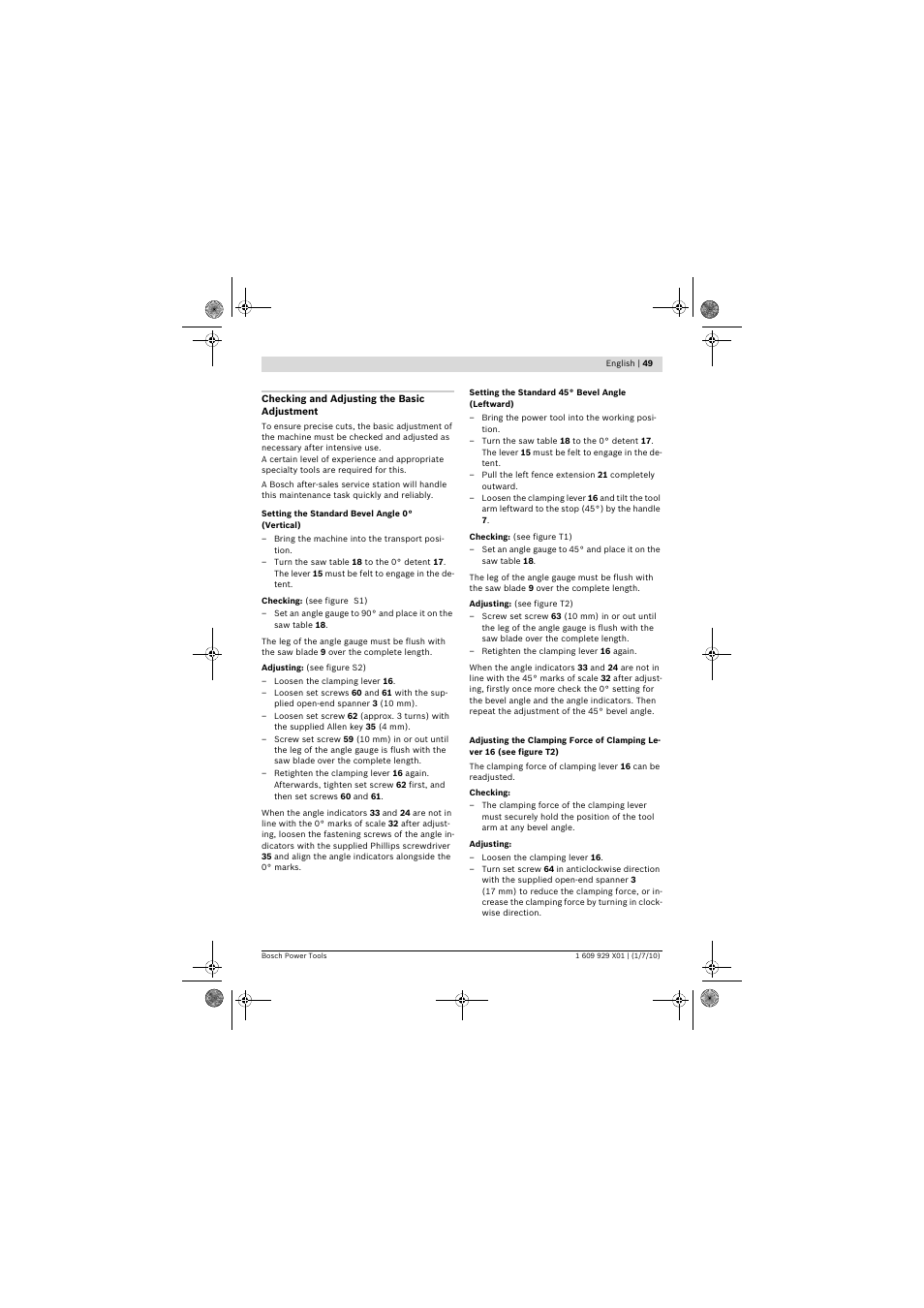 Bosch GCM 12 SD Professional User Manual | Page 49 / 620