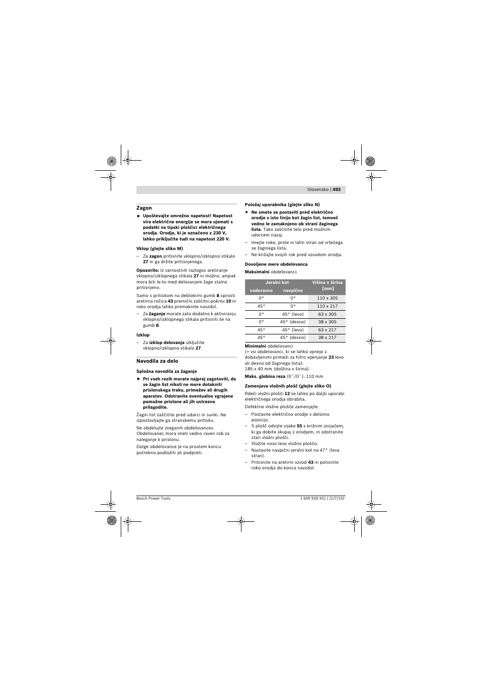 Bosch GCM 12 SD Professional User Manual | Page 493 / 620