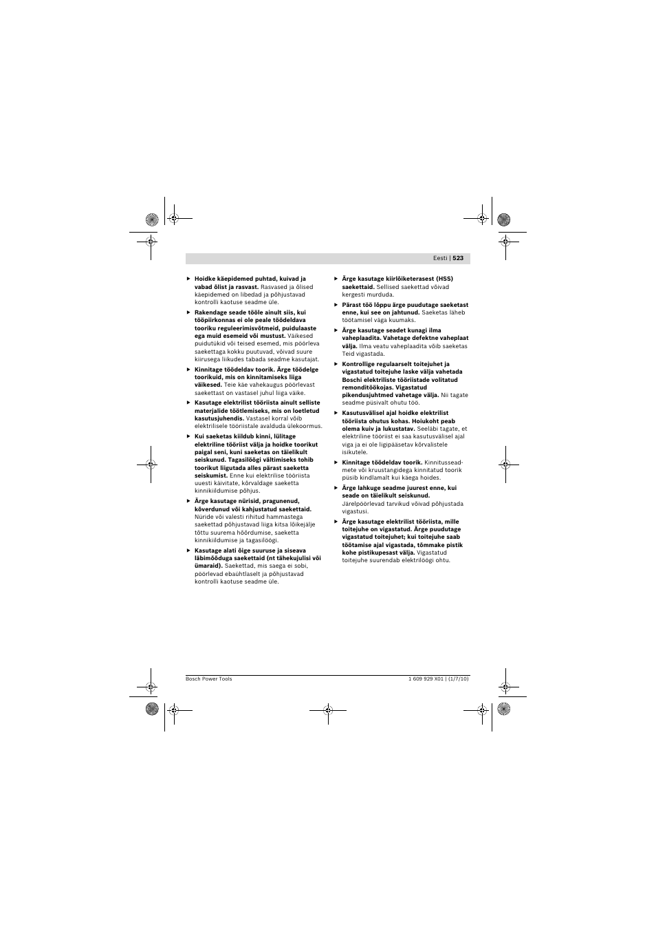 Bosch GCM 12 SD Professional User Manual | Page 523 / 620