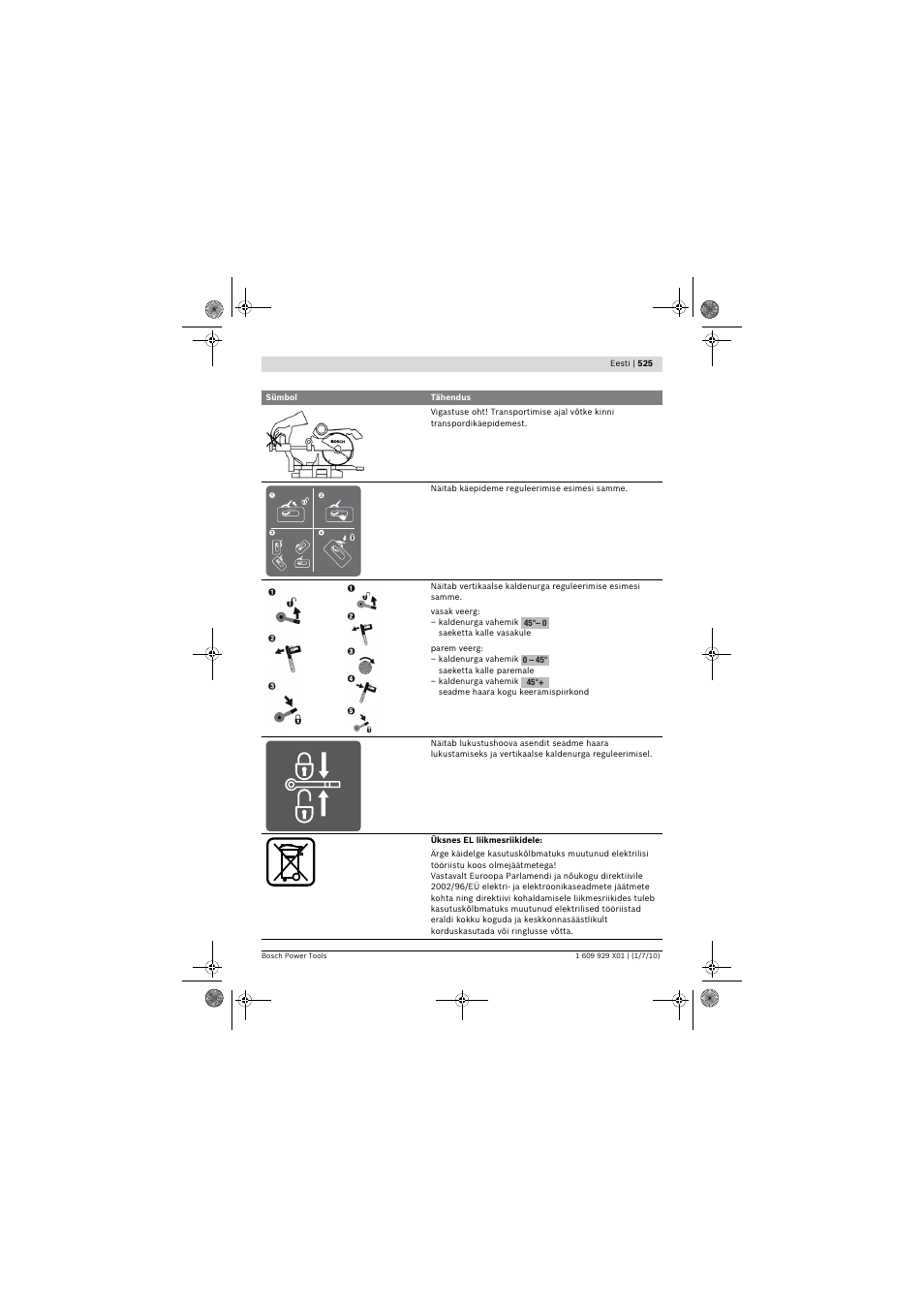 Bosch GCM 12 SD Professional User Manual | Page 525 / 620