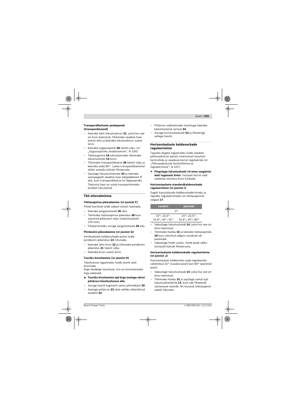 Bosch GCM 12 SD Professional User Manual | Page 531 / 620