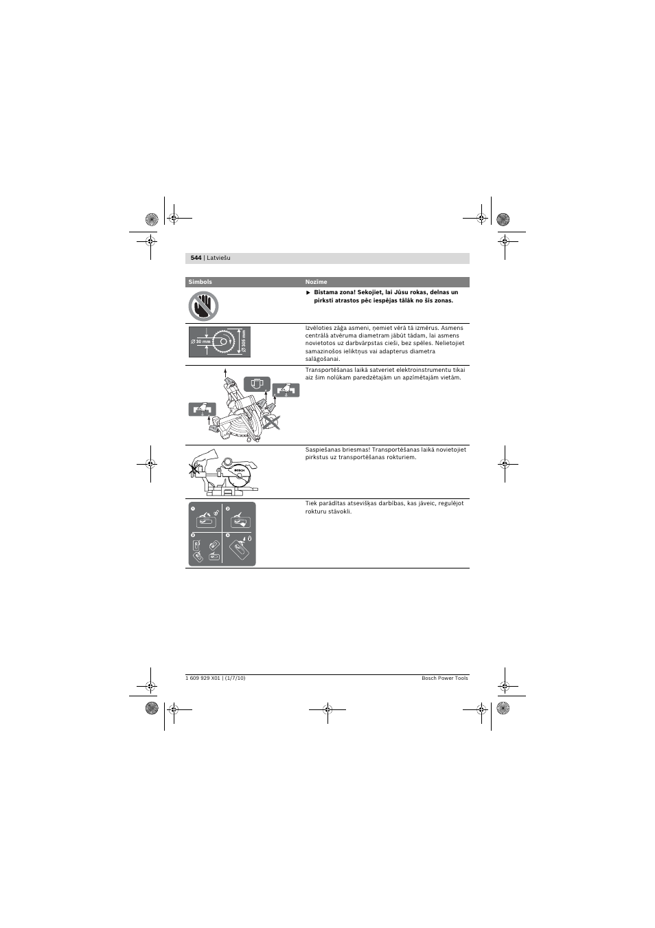 Bosch GCM 12 SD Professional User Manual | Page 544 / 620