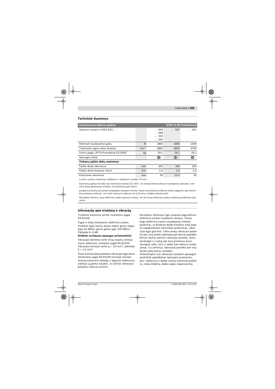 Bosch GCM 12 SD Professional User Manual | Page 569 / 620