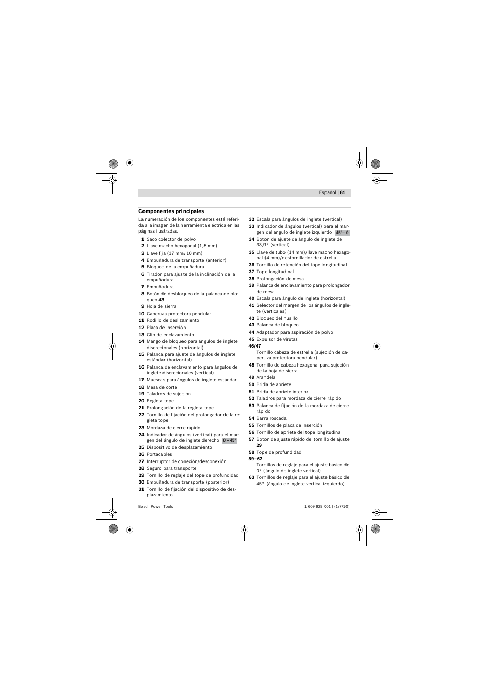 Bosch GCM 12 SD Professional User Manual | Page 81 / 620