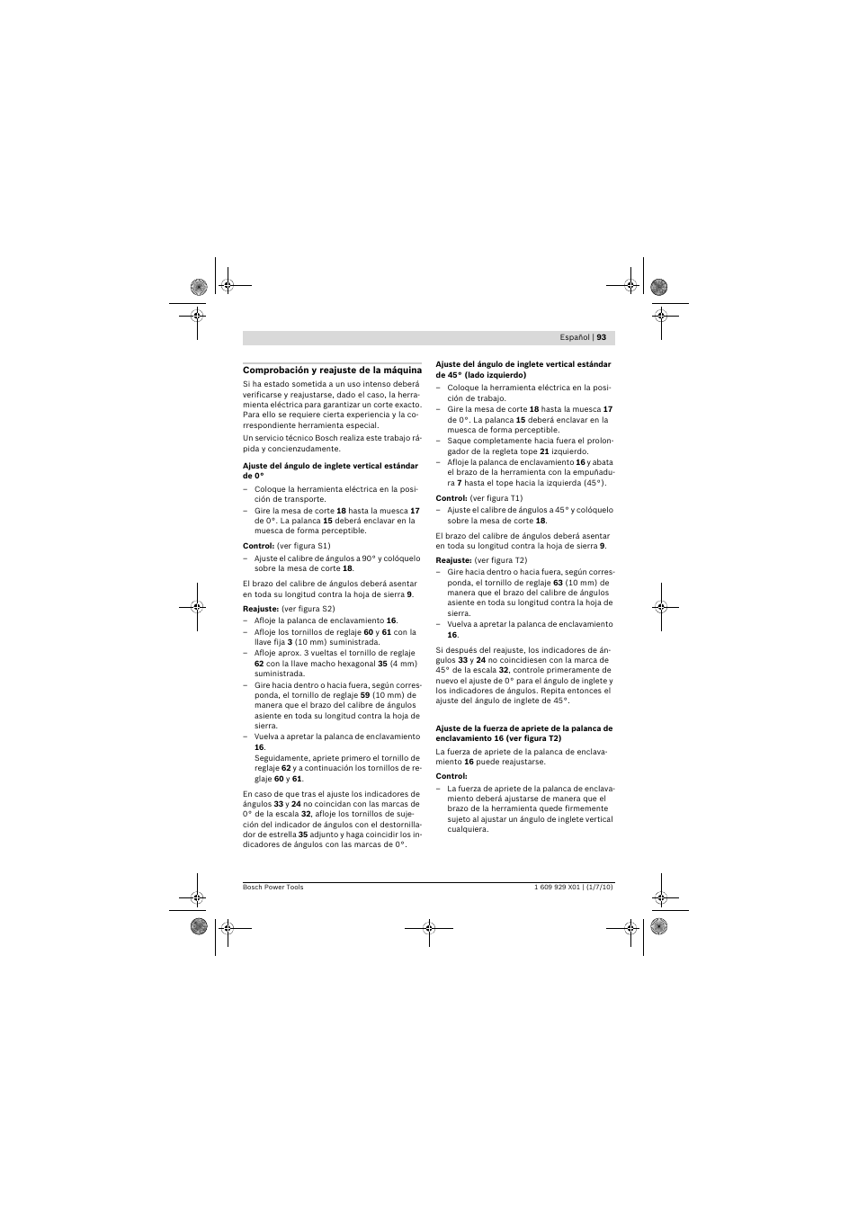 Bosch GCM 12 SD Professional User Manual | Page 93 / 620