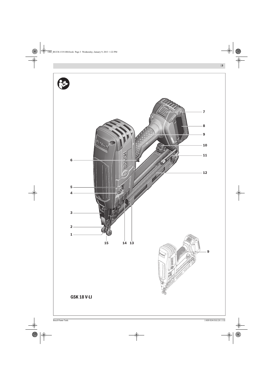 Gsk 18 v-li | Bosch GSK 18 V-LI Professional User Manual | Page 3 / 130