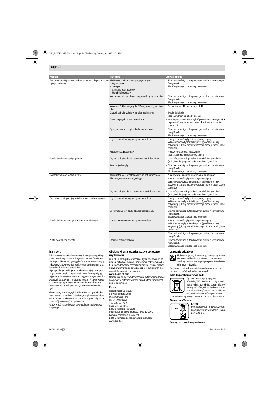 Bosch GSK 18 V-LI Professional User Manual | Page 66 / 130