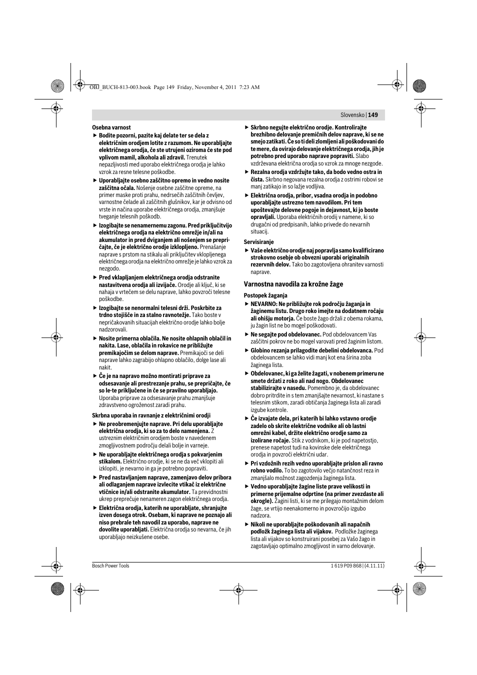 Bosch GKS 190 Professional User Manual | Page 149 / 193