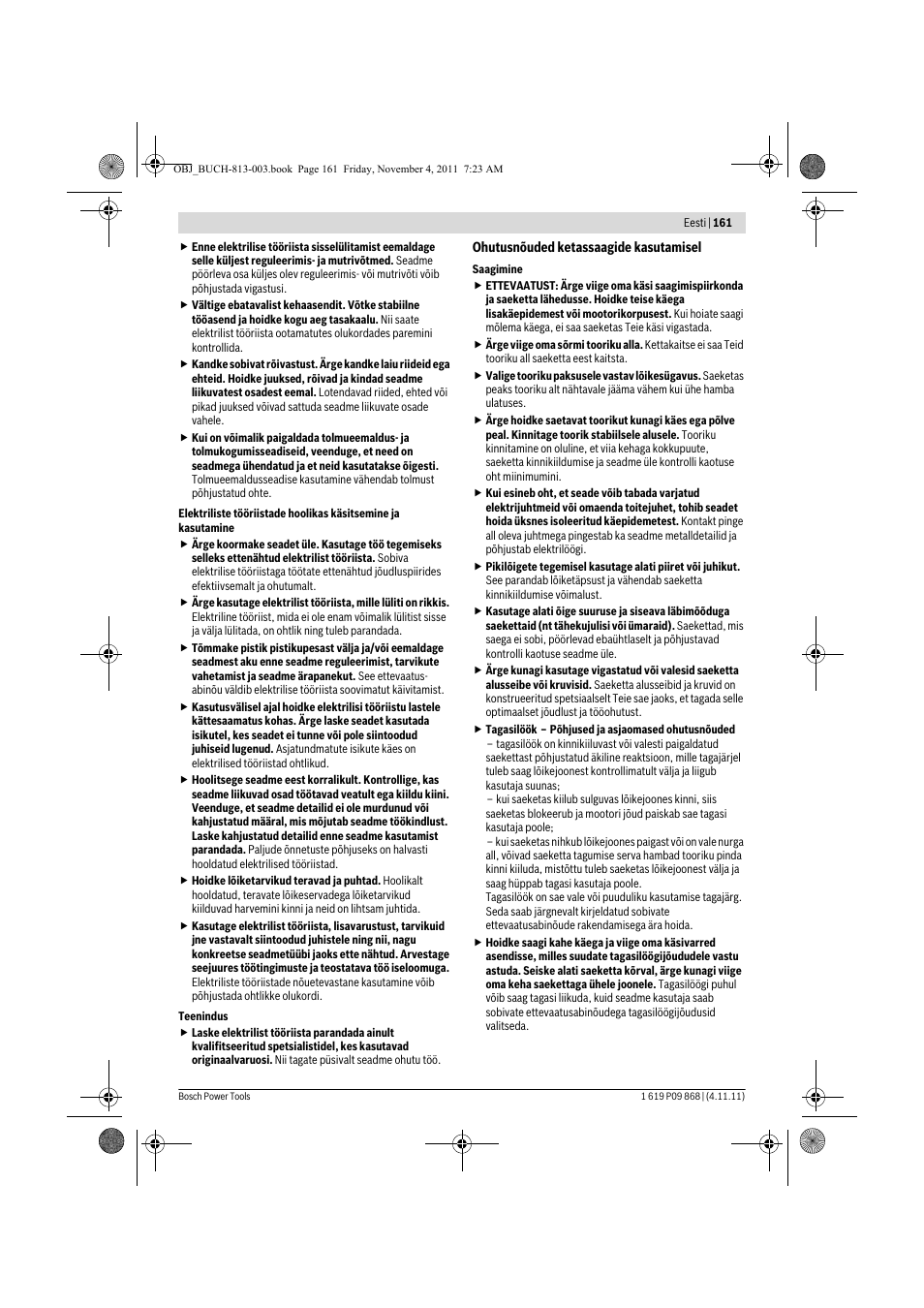 Bosch GKS 190 Professional User Manual | Page 161 / 193