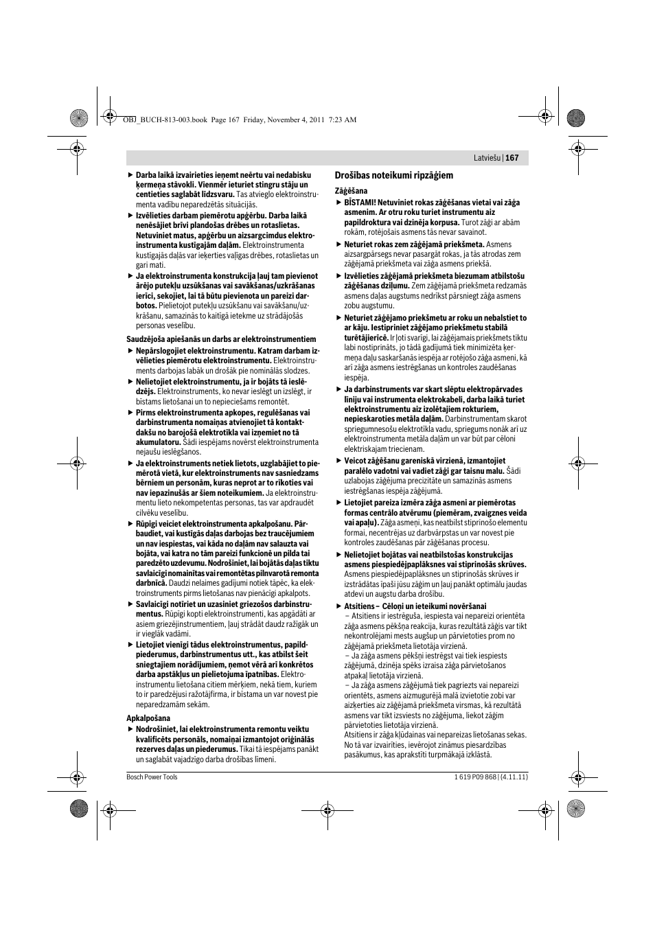 Bosch GKS 190 Professional User Manual | Page 167 / 193