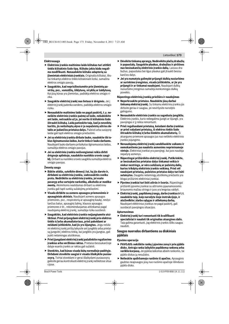 Bosch GKS 190 Professional User Manual | Page 173 / 193