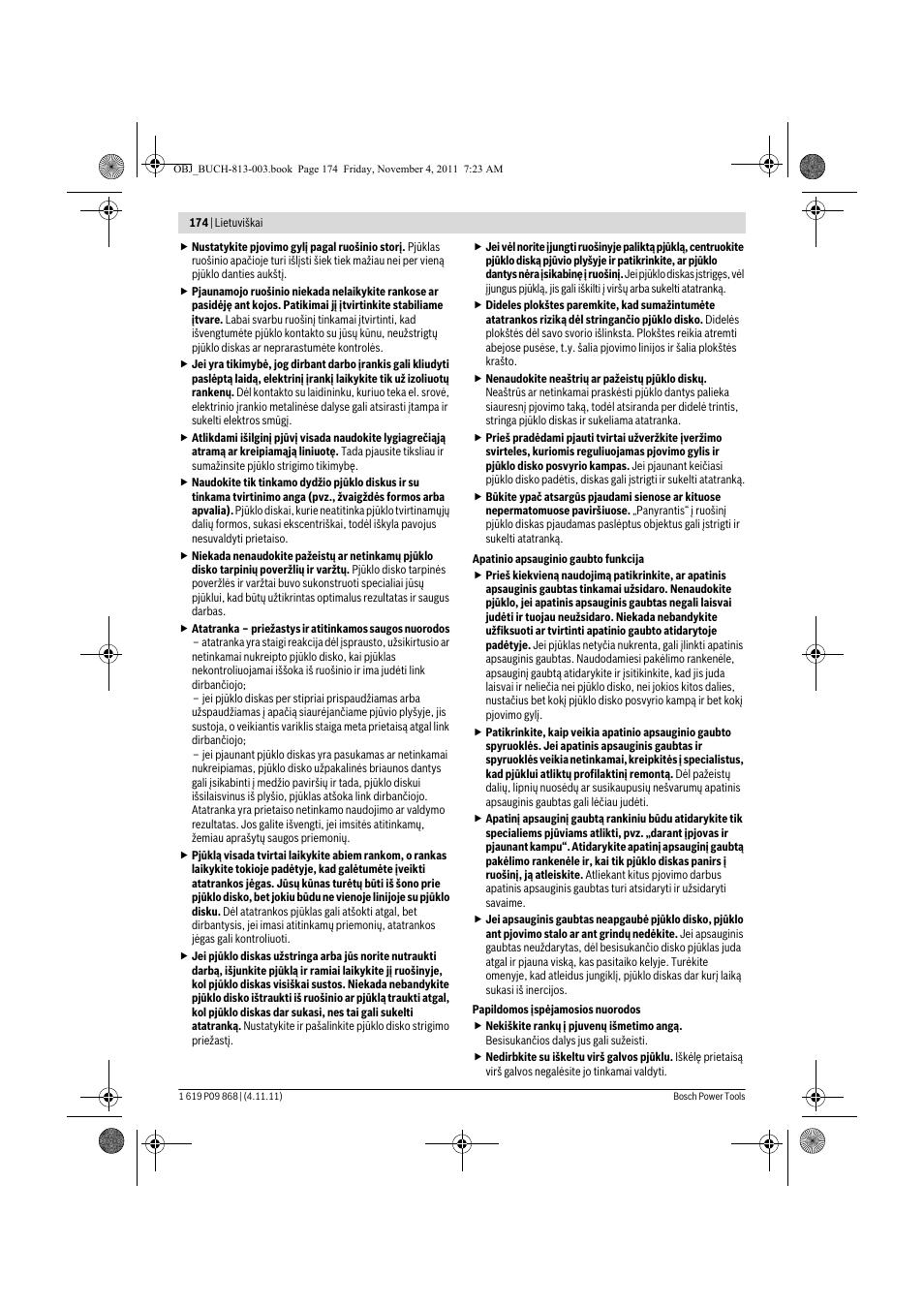 Bosch GKS 190 Professional User Manual | Page 174 / 193