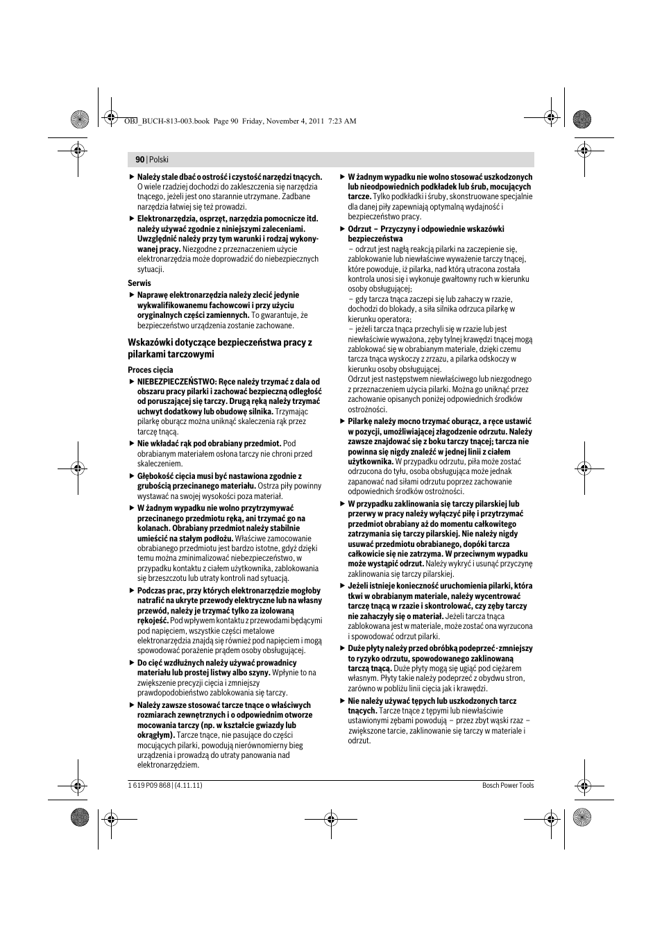 Bosch GKS 190 Professional User Manual | Page 90 / 193