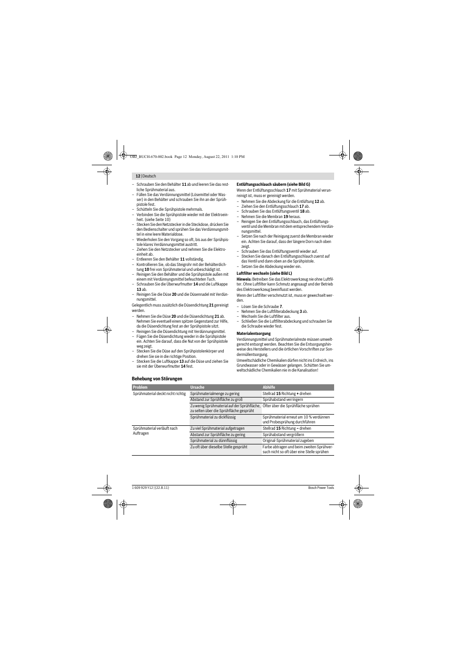 Bosch PFS 55 User Manual | Page 12 / 191