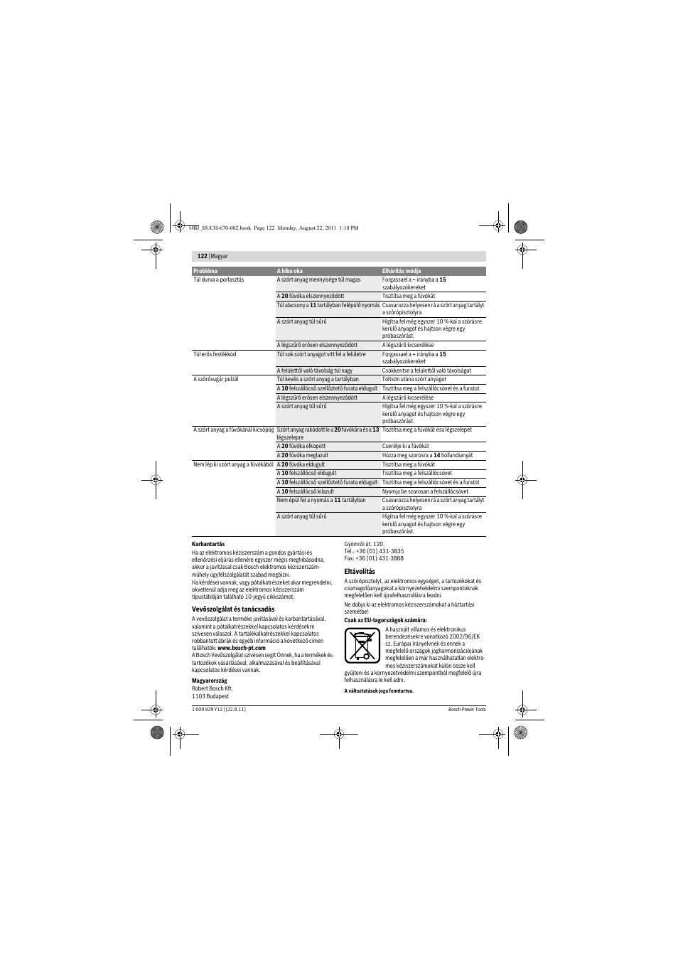 Bosch PFS 55 User Manual | Page 122 / 191