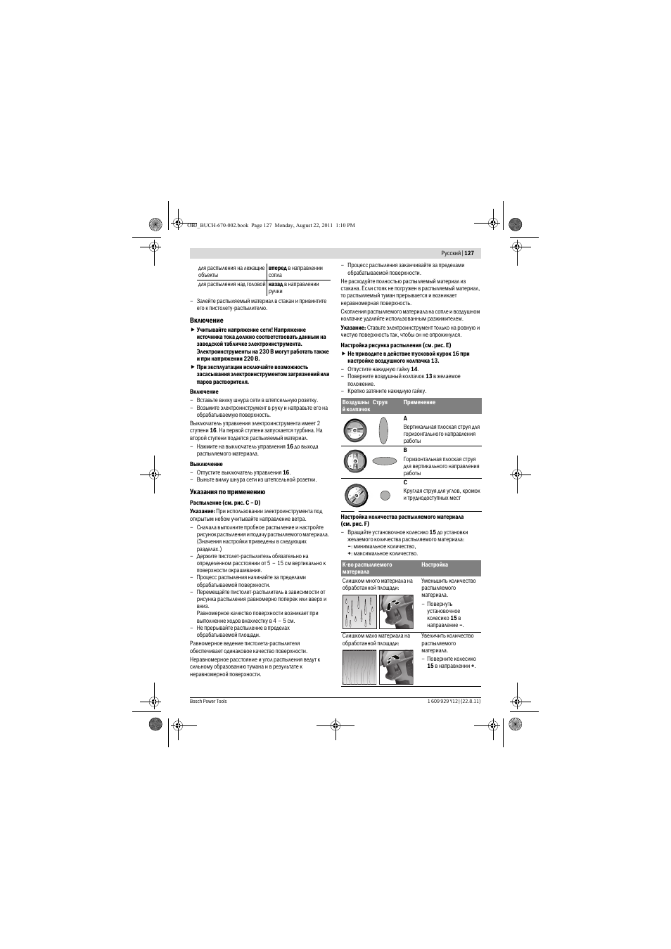 Bosch PFS 55 User Manual | Page 127 / 191