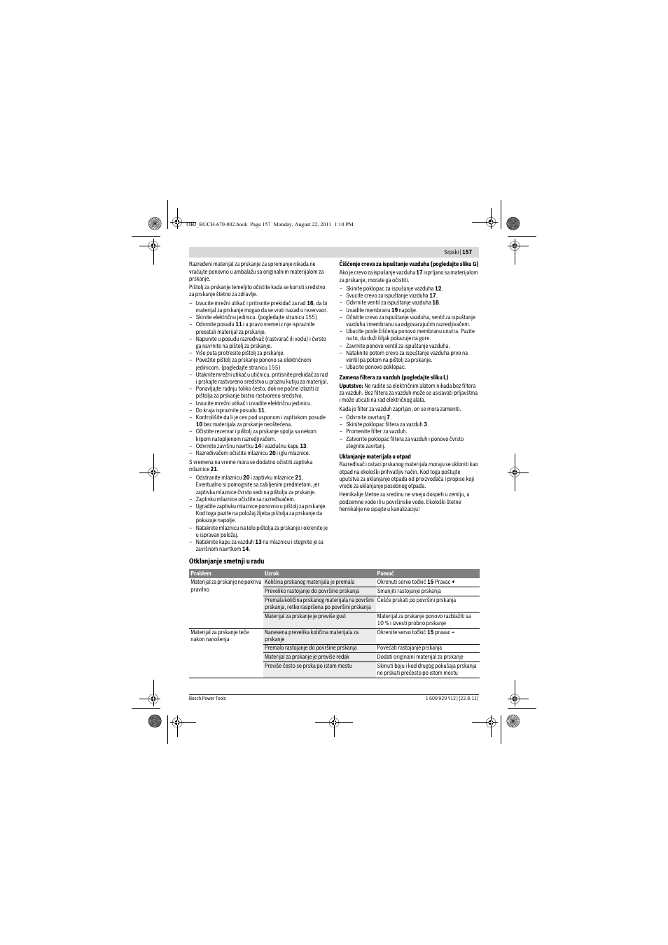 Bosch PFS 55 User Manual | Page 157 / 191