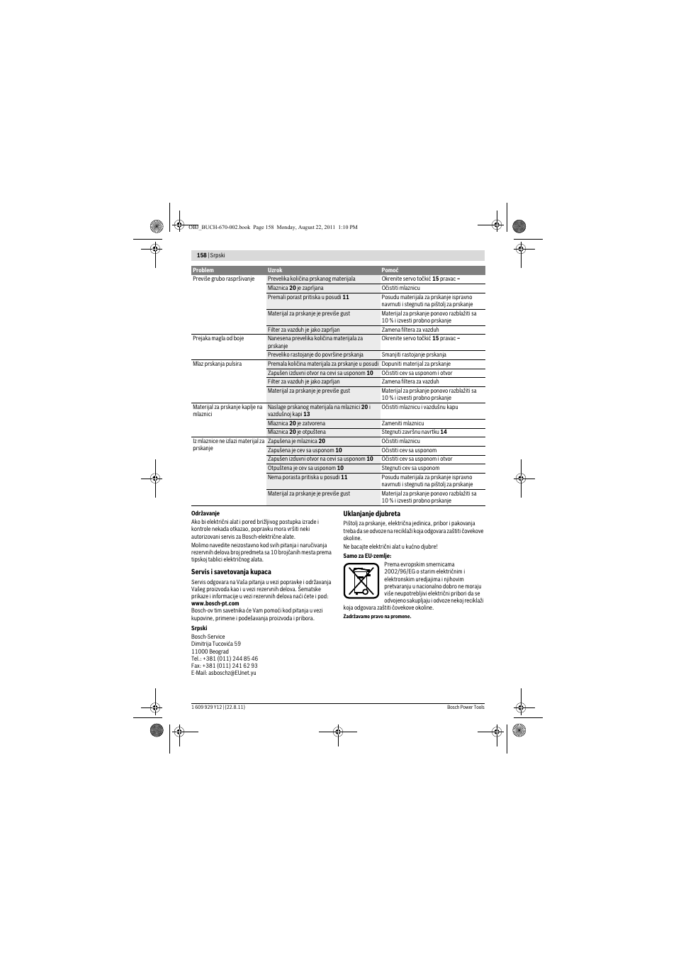 Bosch PFS 55 User Manual | Page 158 / 191