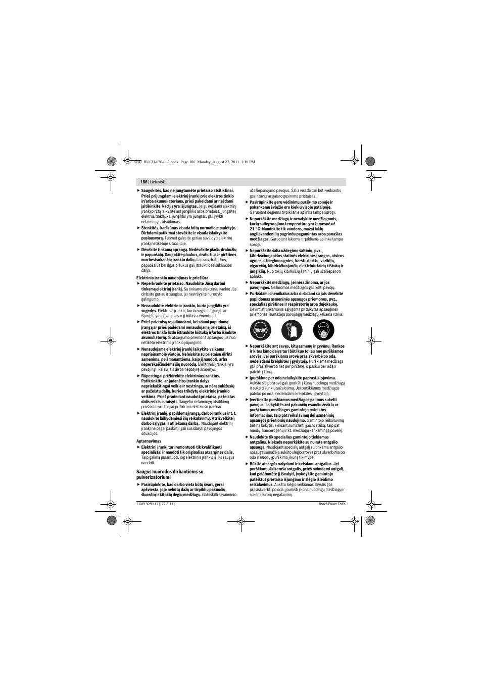 Bosch PFS 55 User Manual | Page 186 / 191