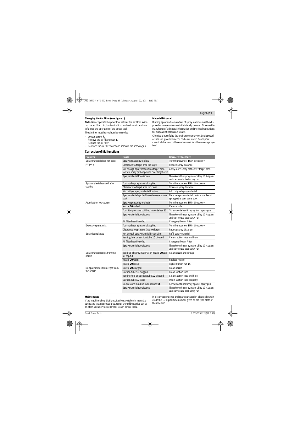 Bosch PFS 55 User Manual | Page 19 / 191