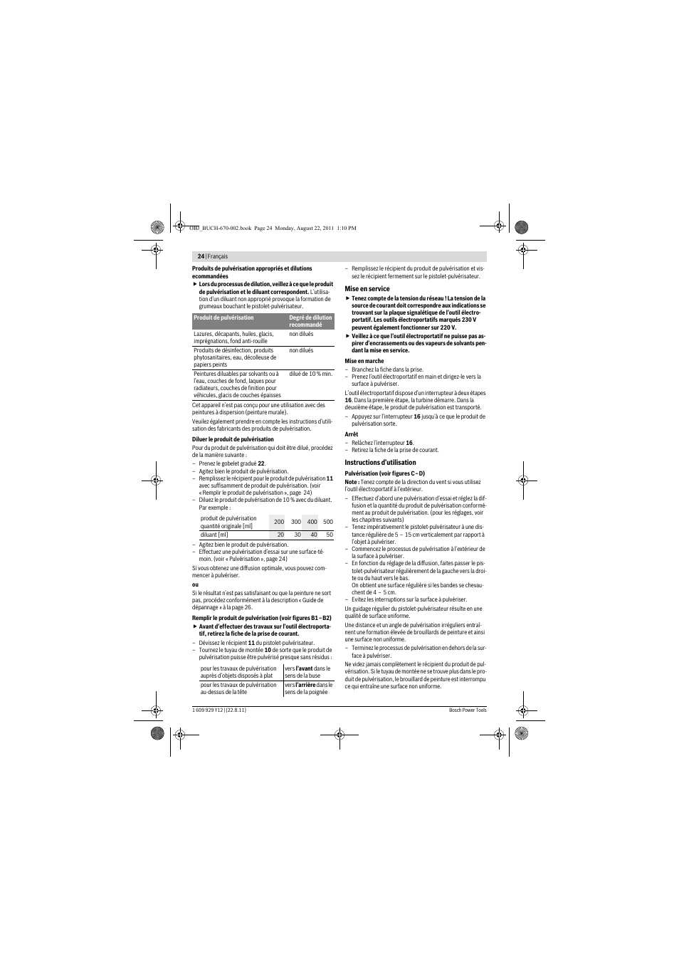 Bosch PFS 55 User Manual | Page 24 / 191