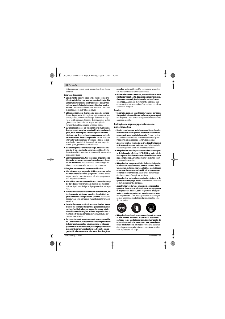 Bosch PFS 55 User Manual | Page 36 / 191