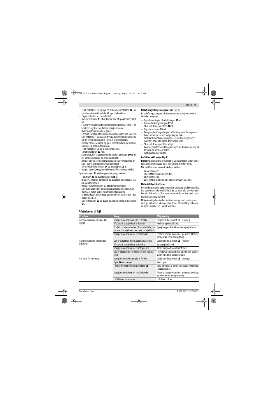 Bosch PFS 55 User Manual | Page 61 / 191