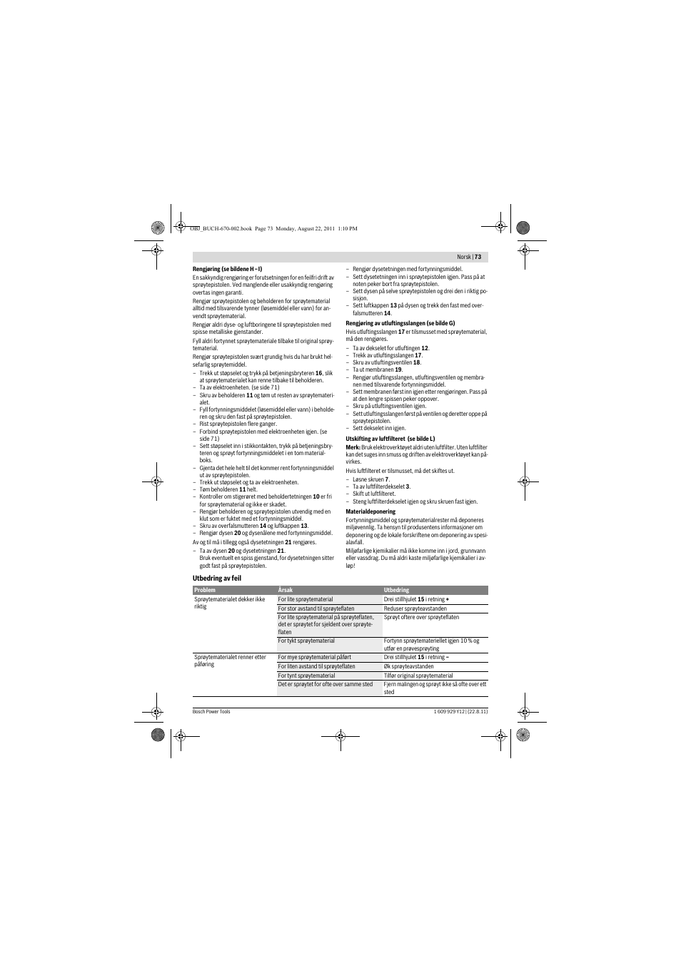 Bosch PFS 55 User Manual | Page 73 / 191